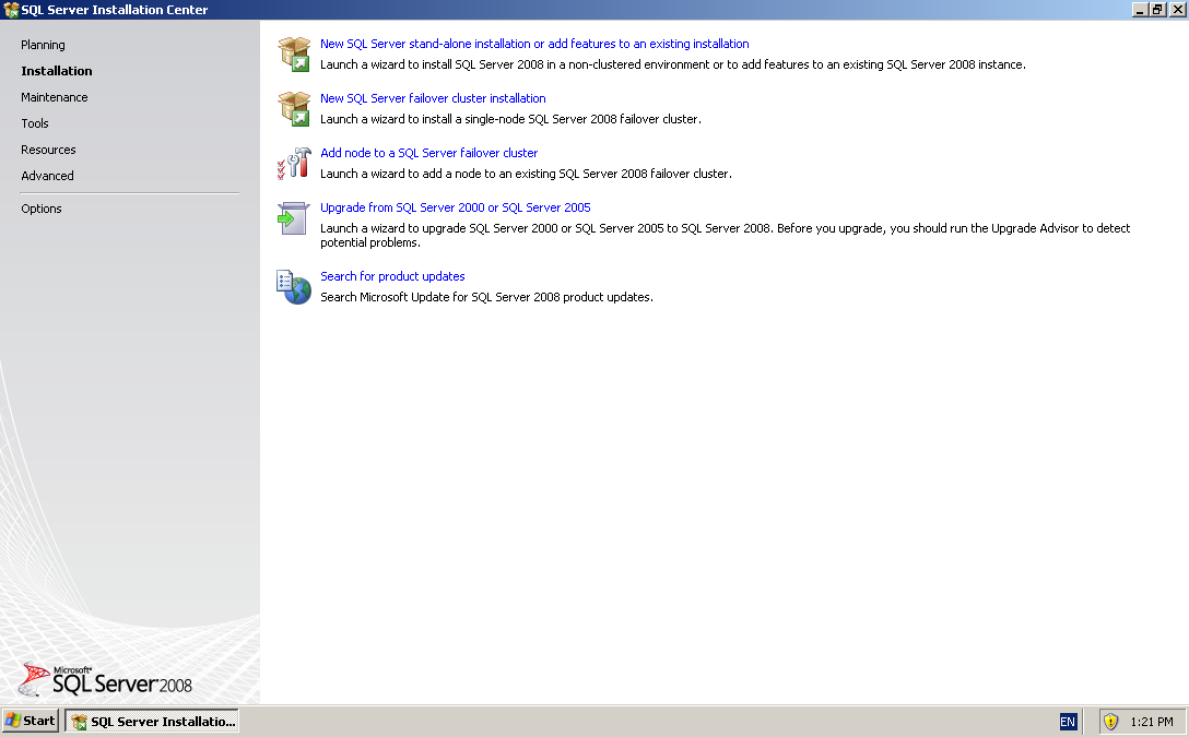 Installing and Configuring SQL Server 2008 | 【After Six PM's】